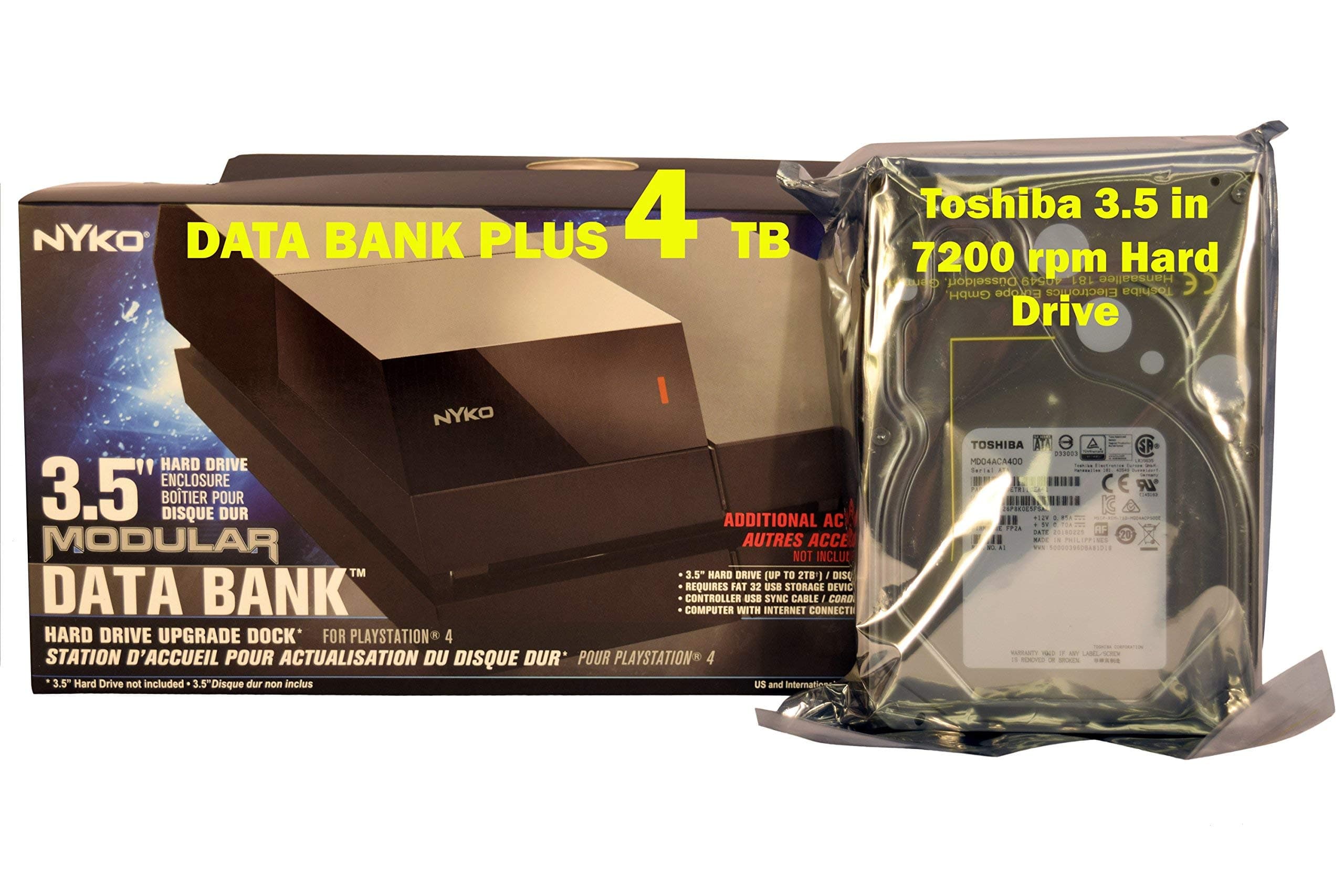JFJ Disc Repair PS4 Data Bank Plus 4 TB - PlayStation 4