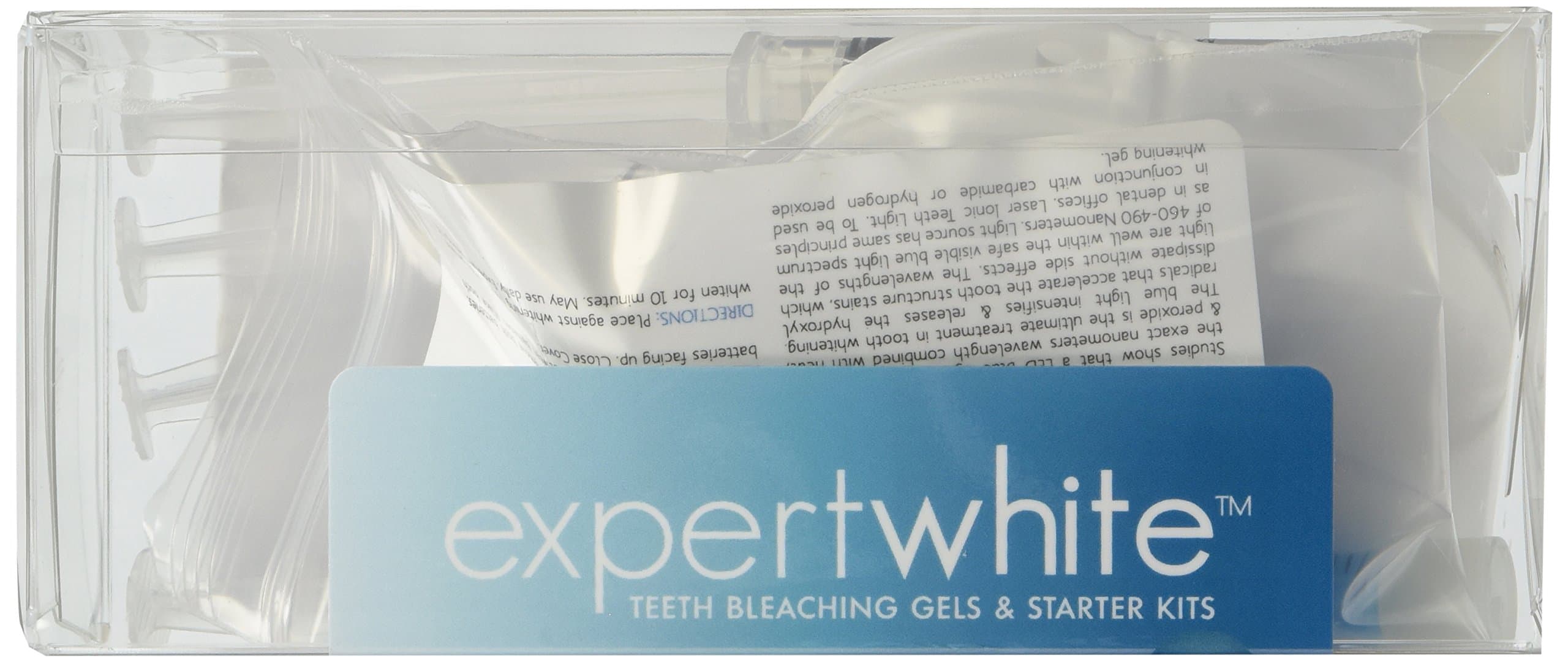 Expertwhite Teeth Whitening Kit 44 Extreme (10 Day Gel, Tray Accelerator LED and Seal). 10 Shades Whiter - Expertwhitening