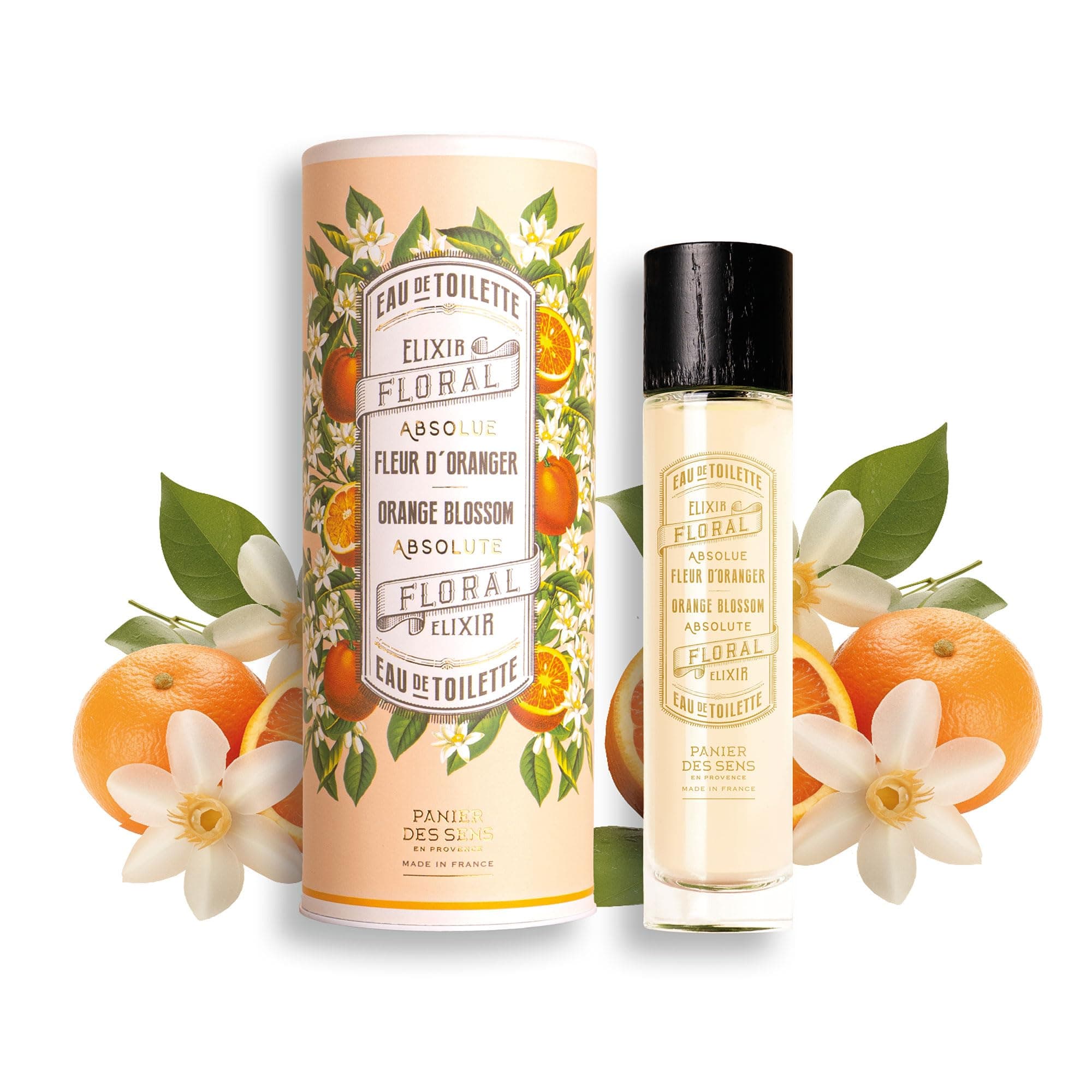 Orange Blossom Perfume for Women - Light Citrus Floral Eau de Toilette with Neroli & Mandarin - Fresh French Fragrance Made in France - 1.7 fl oz (50 ml)
