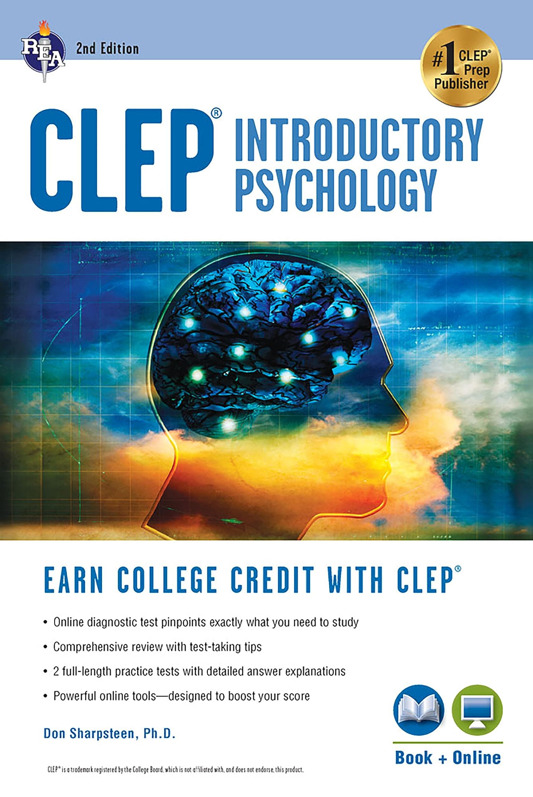 - CLEP® Introductory Psychology Book + Online (CLEP Test Preparation)
