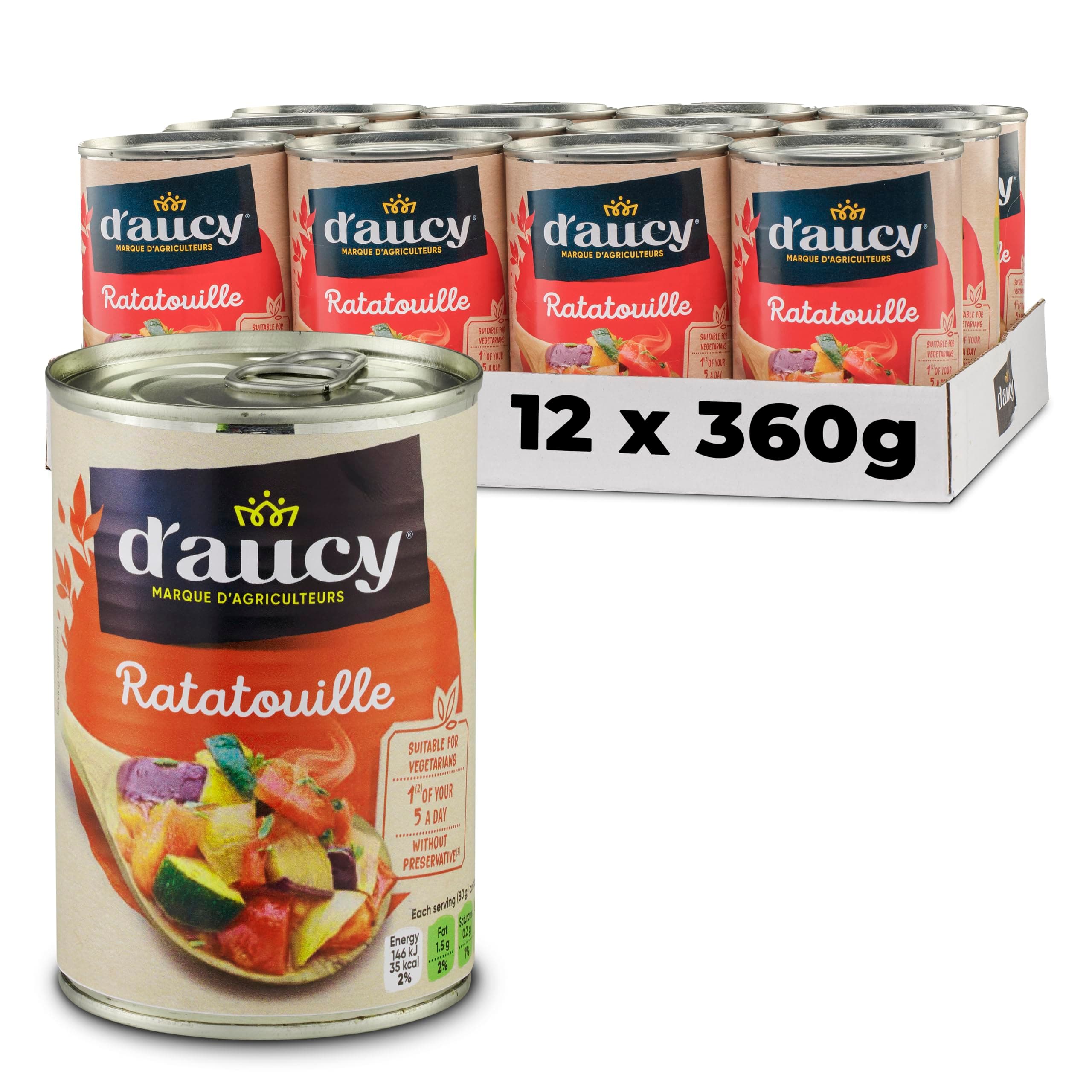 D'aucy Ratatouille 360 g (Pack of 12)