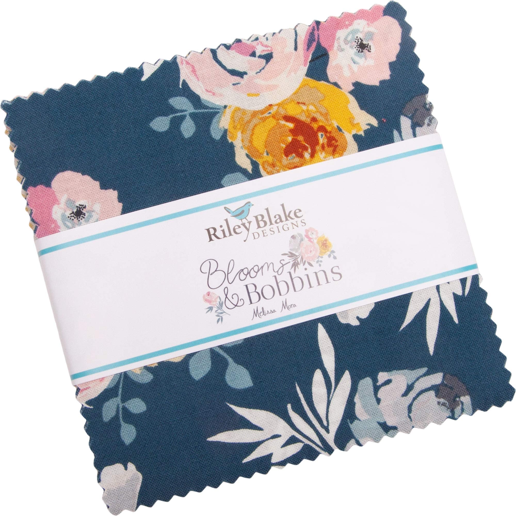 Melissa Mora Blooms & Bobbins 5" Stacker 42 5-inch Squares Charm Pack Riley Blake Designs 5-8500-42
