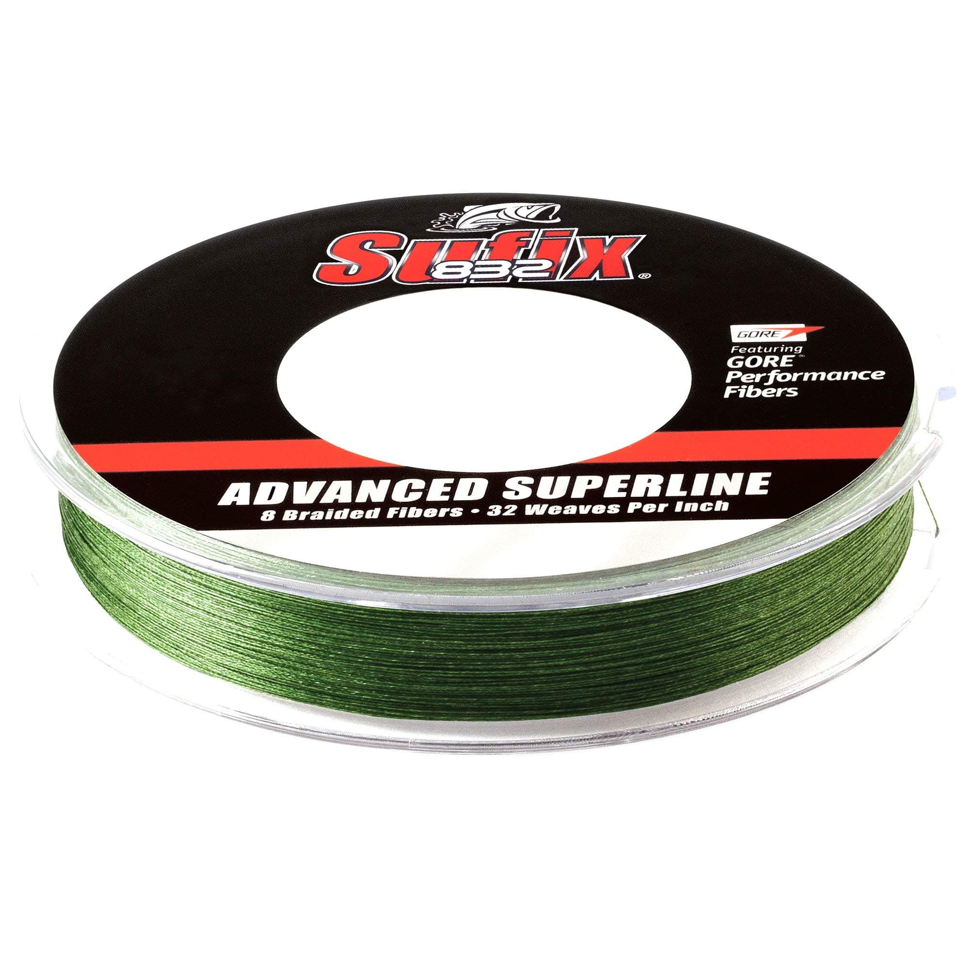 Suffix 832 Braid 6 lb Low-Vis Green 150 yards