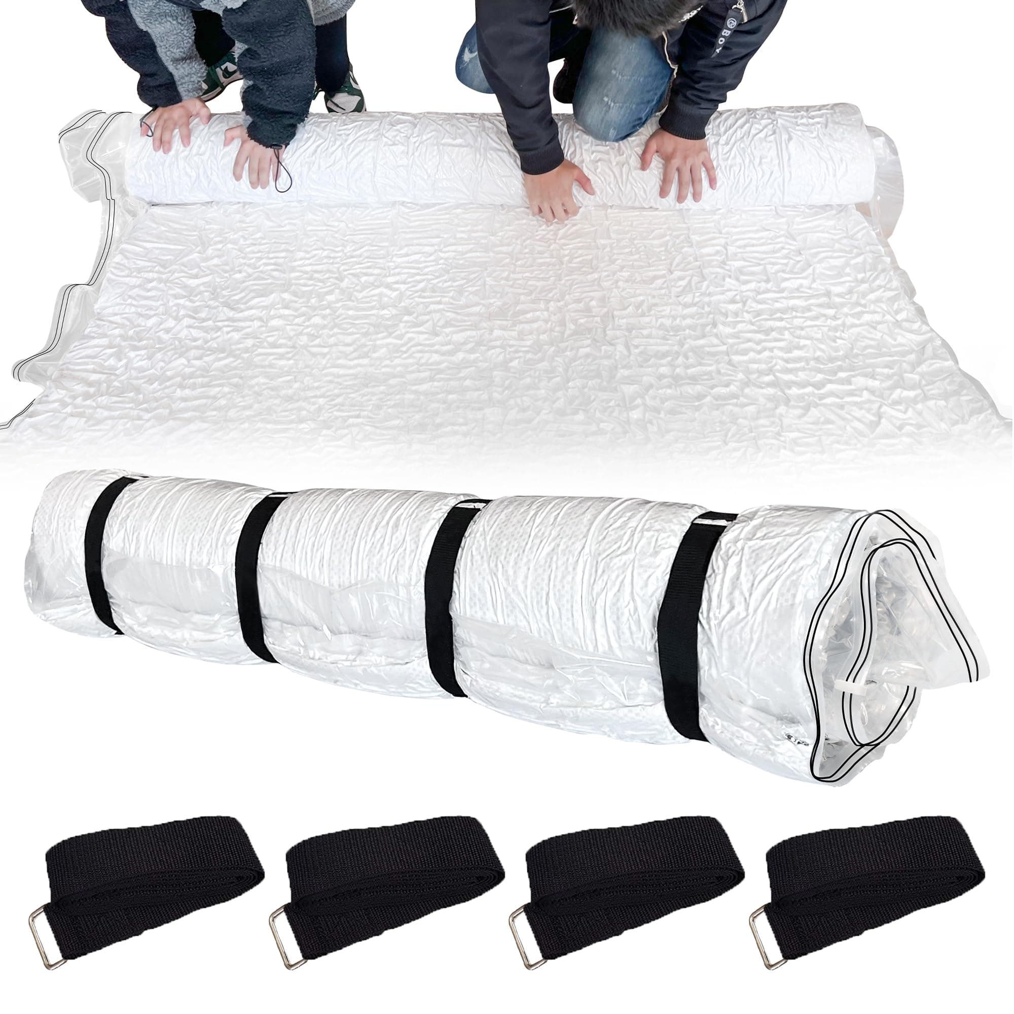 Sponsored Ad – Mattress Vacuum Bag for Memory Foam Mattress, Latex Mattress Vacuum Seal Bag with Straps, Moving, Storage and Shipping (King/Double/4ft Small Double)