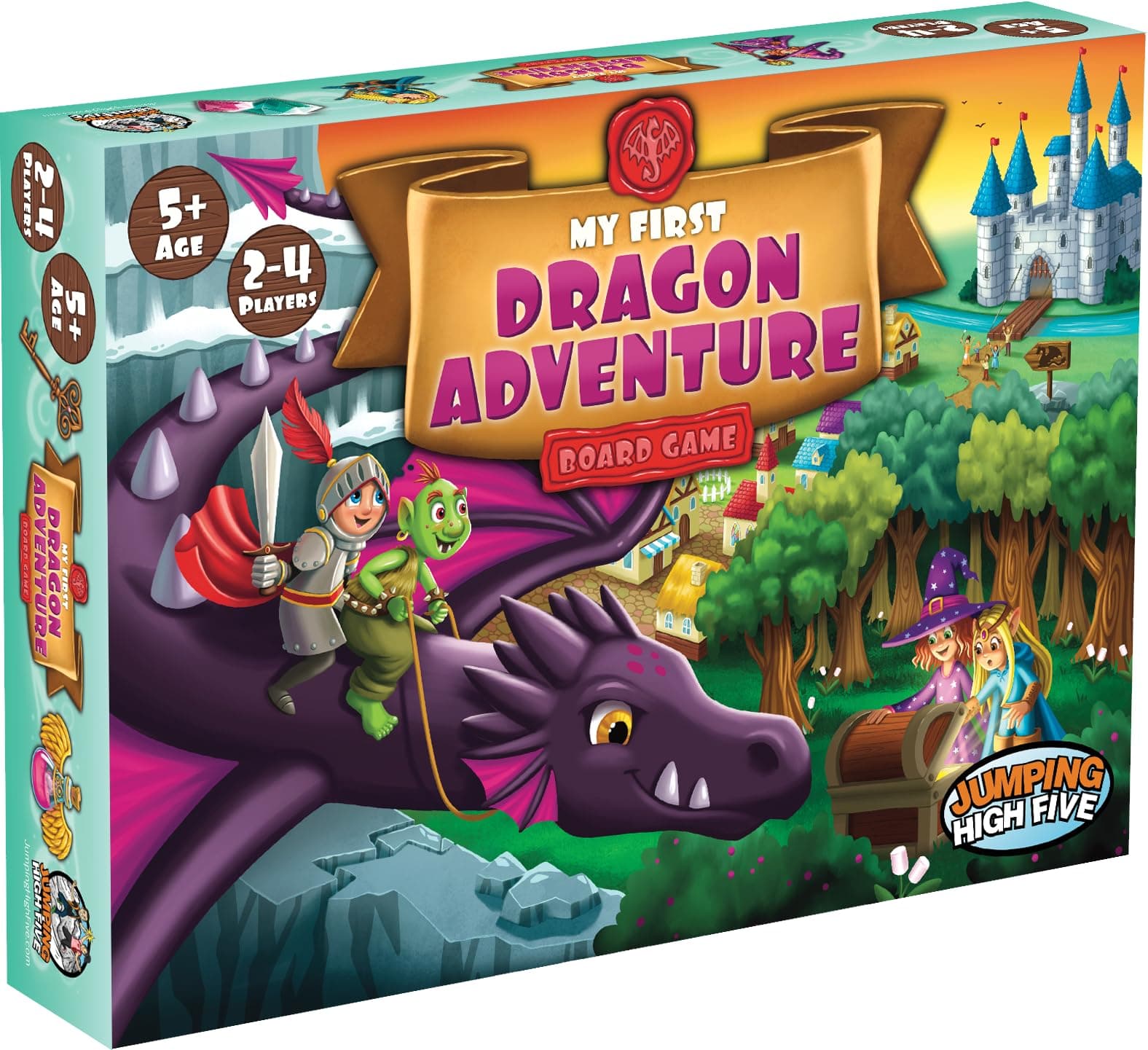 My First Dragon Adventure Board Game - Kids Save The Kingdom, Beginner Fantasy Adventure Game for Children 5+, Exciting Hands-On Dragon Fun for Family Game Night