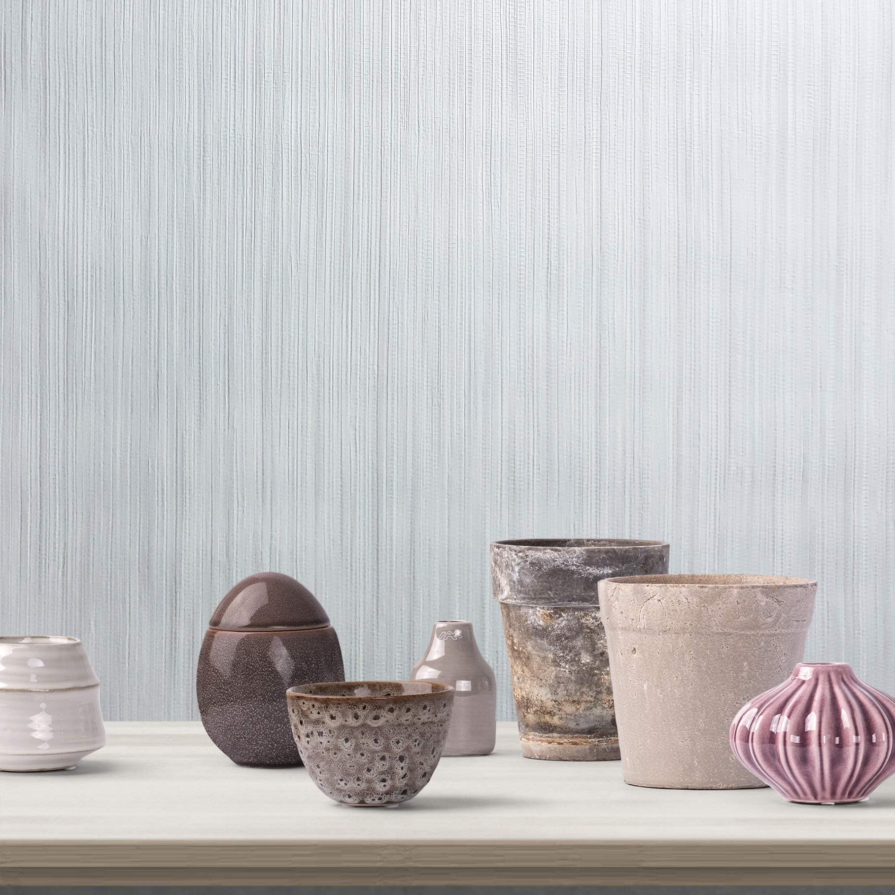 Modern Embossed Vinyl Wallpaper Rustic Off White Gray Cream Faux grasscloth Bamboo Design Textures roll 3D