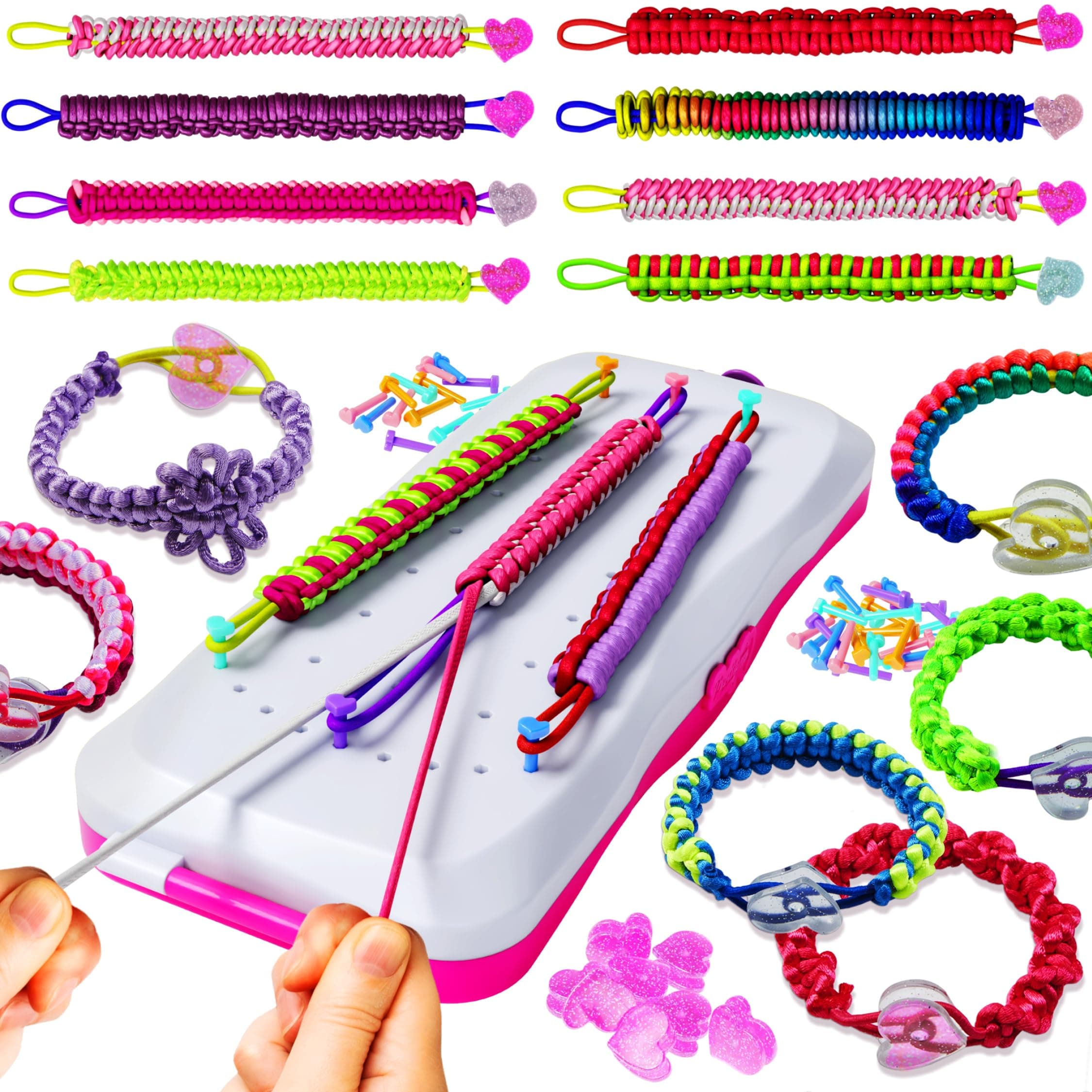 Friendship Bracelet Making Kit for Girls - Crafts for Girls - String Bracelets Maker Craft - Gifts for 6-12 Year Old Girl - Birthday Gift Ideas & Kits Toys Ages 8, 9, 10, 11, 12 - Kids Age 8-12 Olds