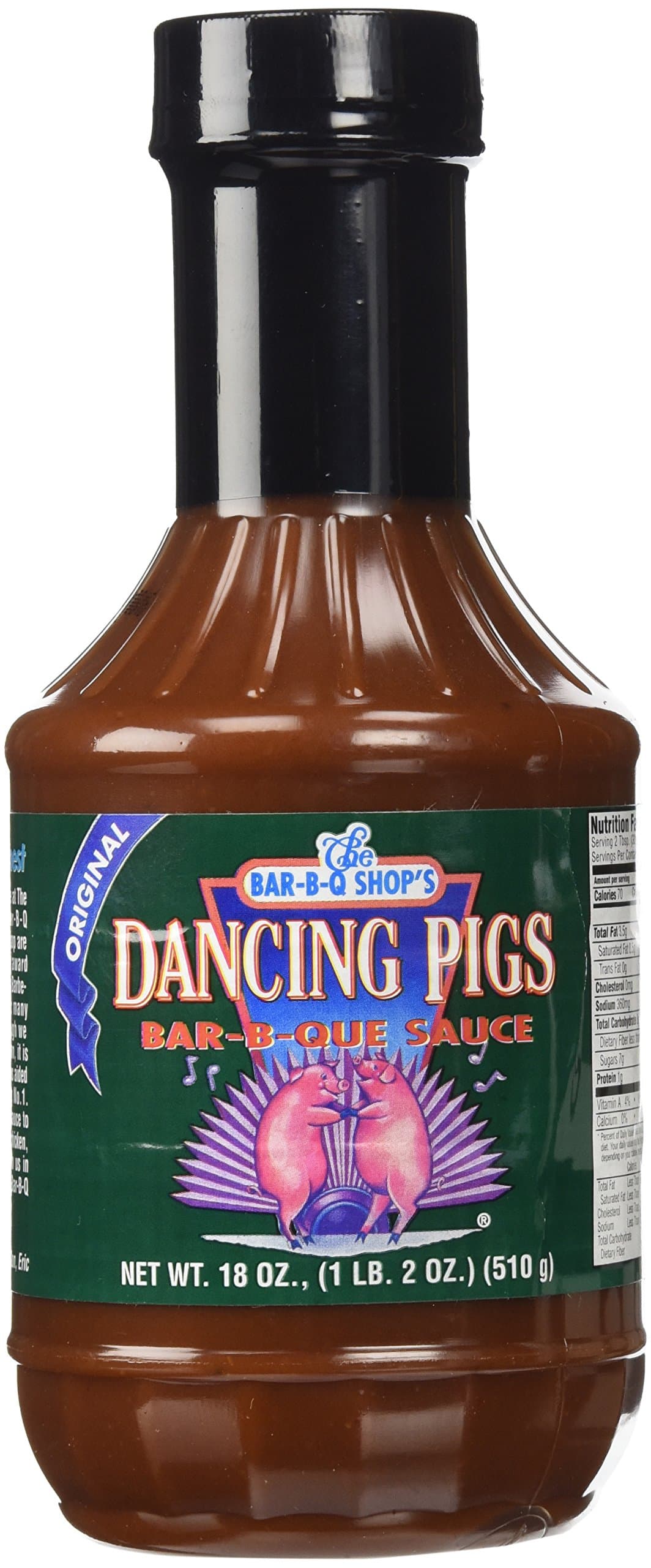 The Bar-b-q Shop's Dancing Pigs Bar-b-que Sauce (Bbq) 18 Ounce (Original)