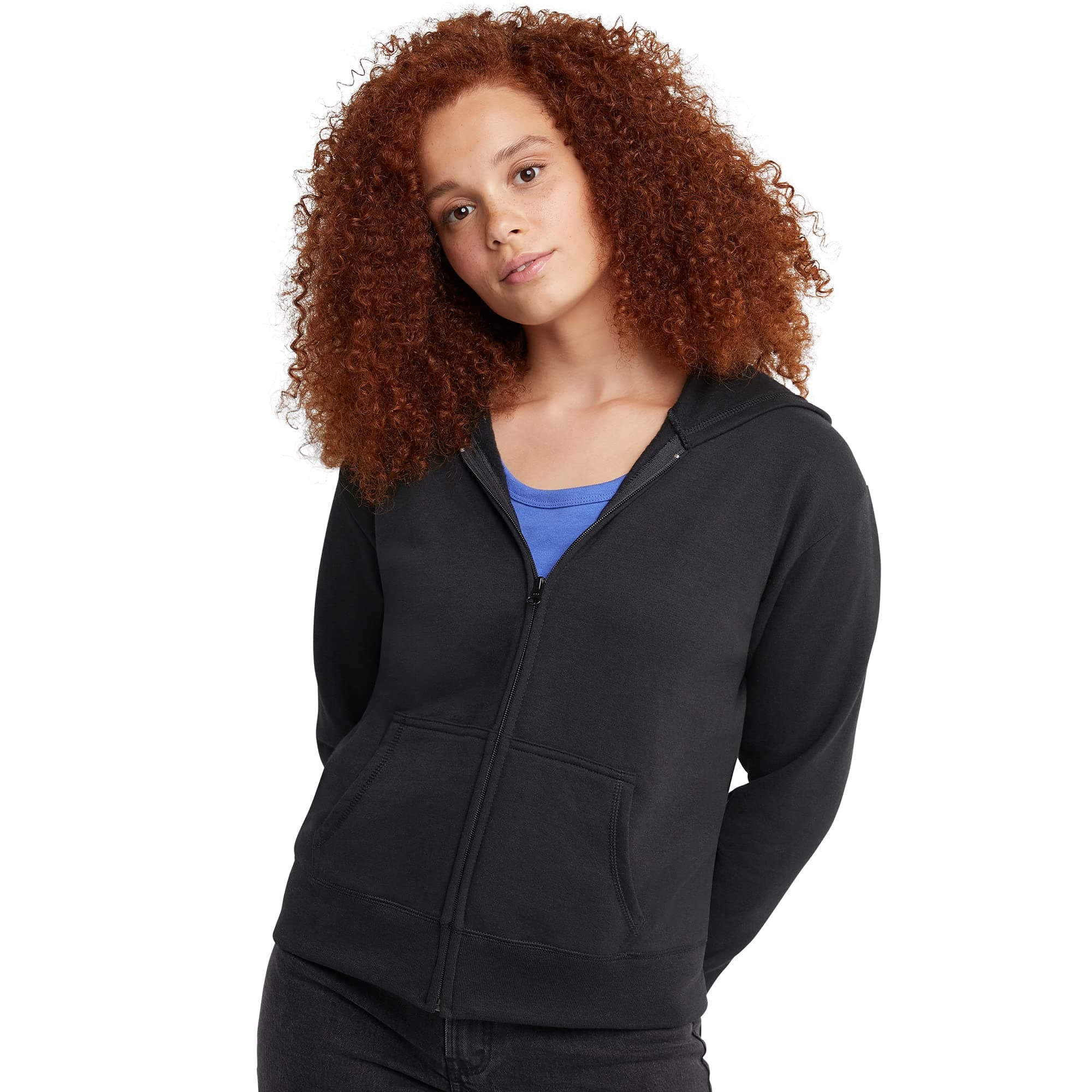 womens Women's Fleece Full-zip Hood Fleece Jacket (pack of 1)