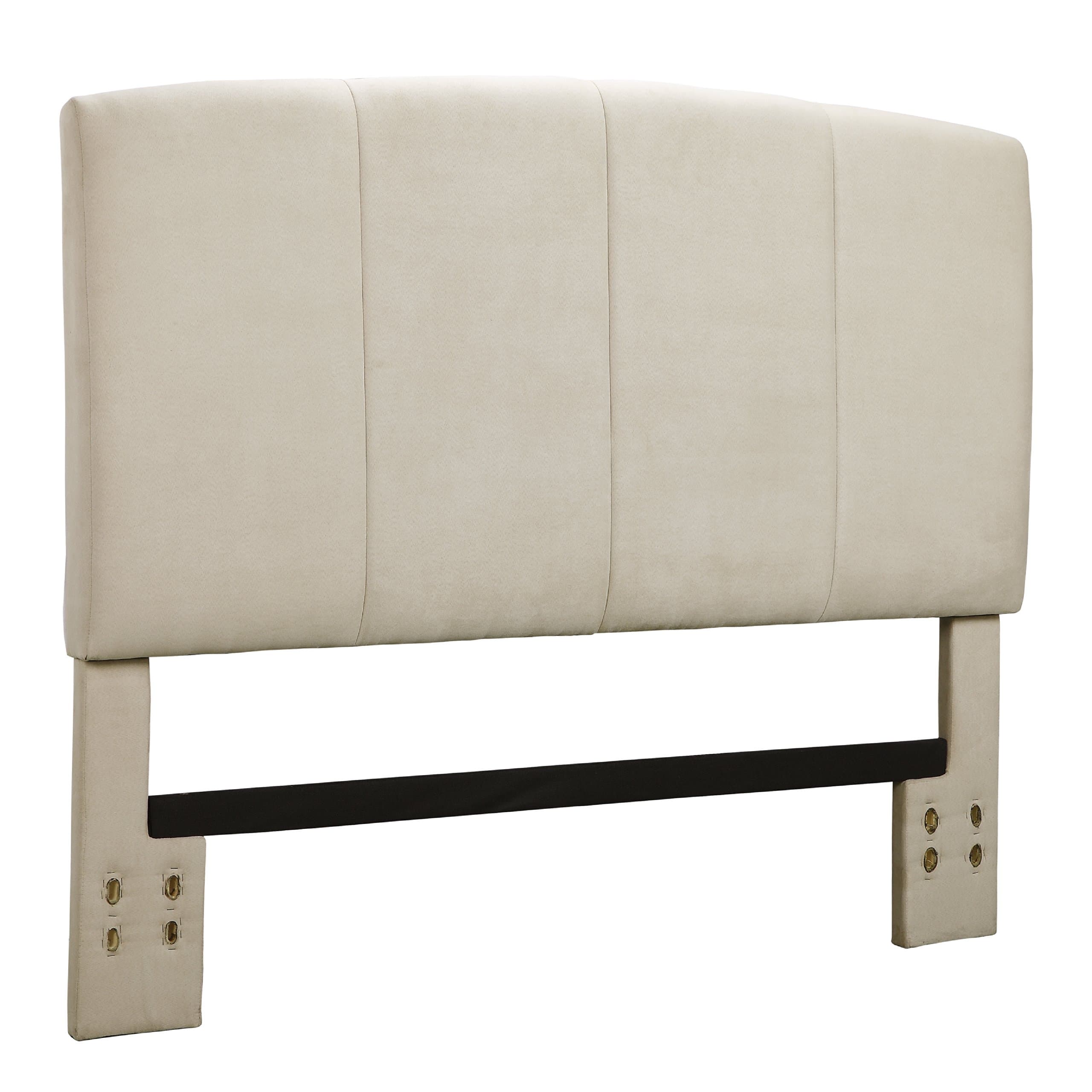 Dorel Asia Overstuffed Microfiber Upholstered Headboard, King