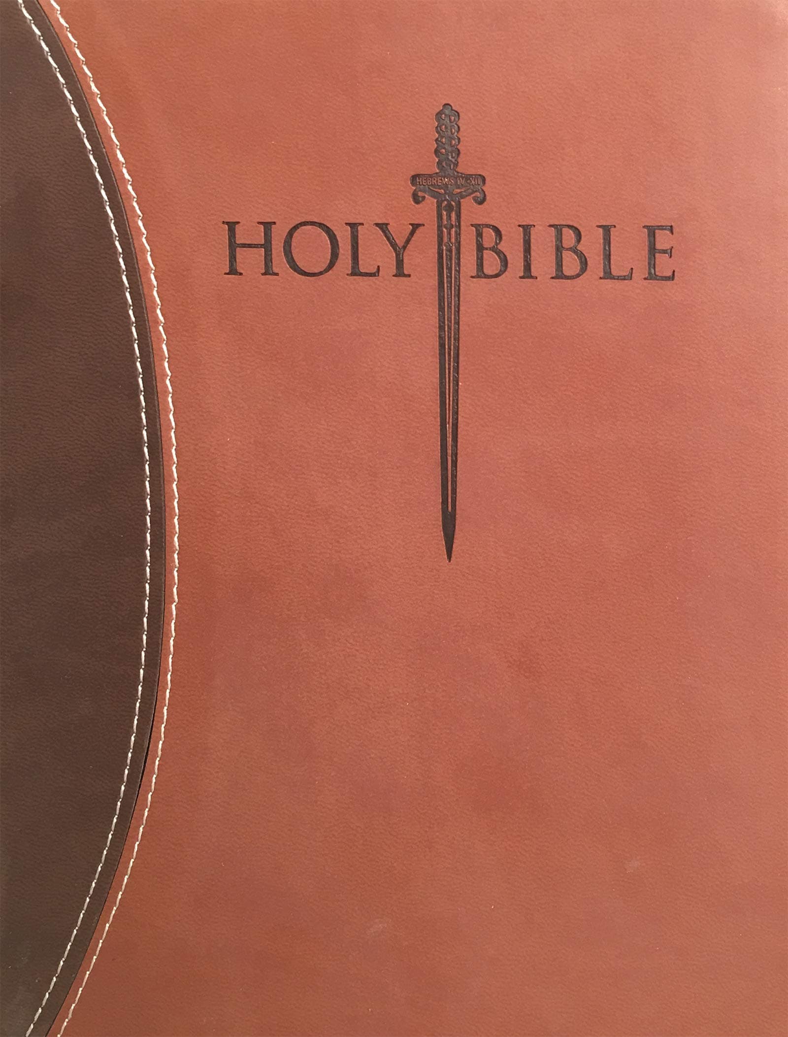 Holy Bible: King James Version, Dark Brown/Light Brown Ultrasoft, Giant Print, Sword Study Bible Paperback – Large Print, January 1, 2015