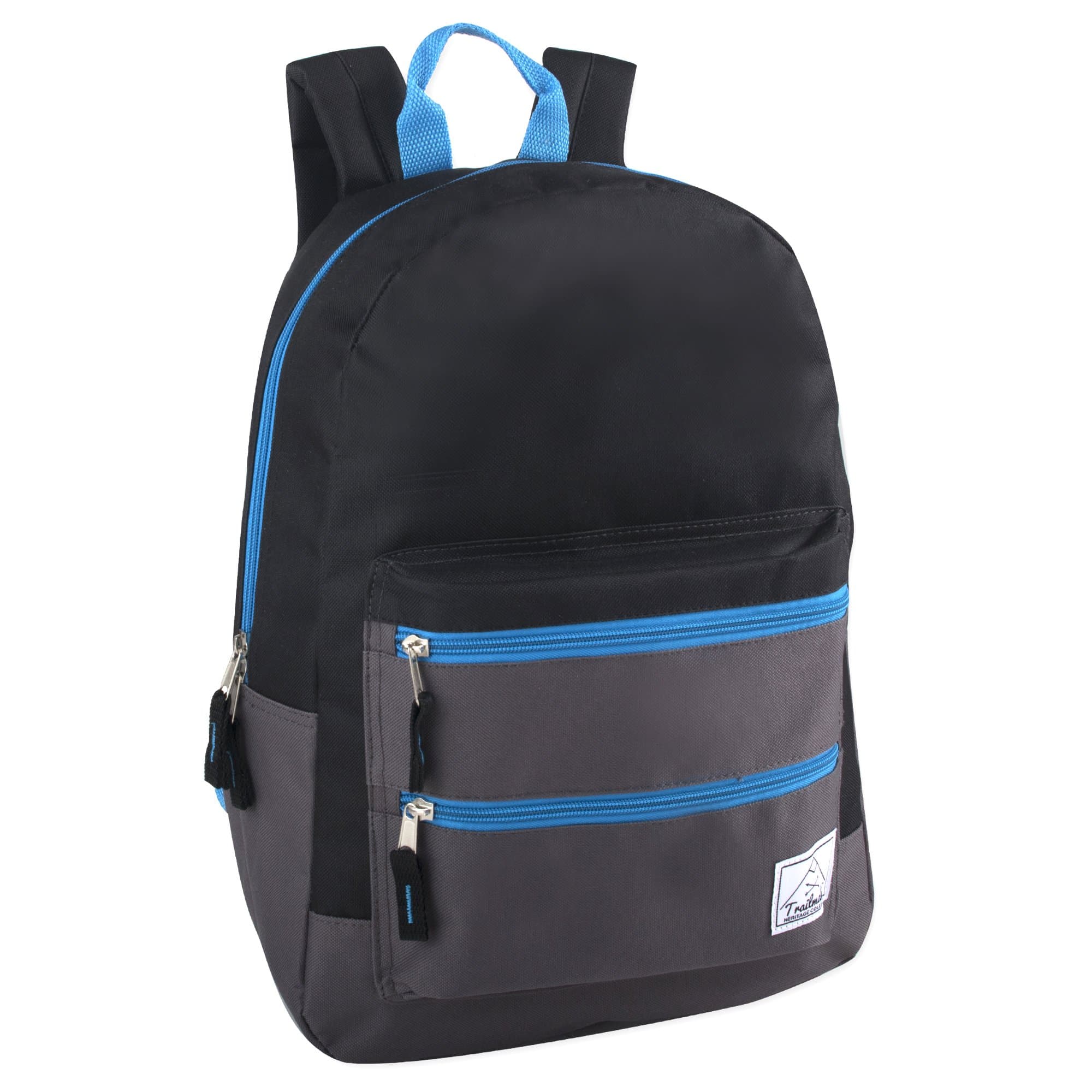 Trail maker Multi Pocket Multicolor Backpack with Adjustable Padded Straps