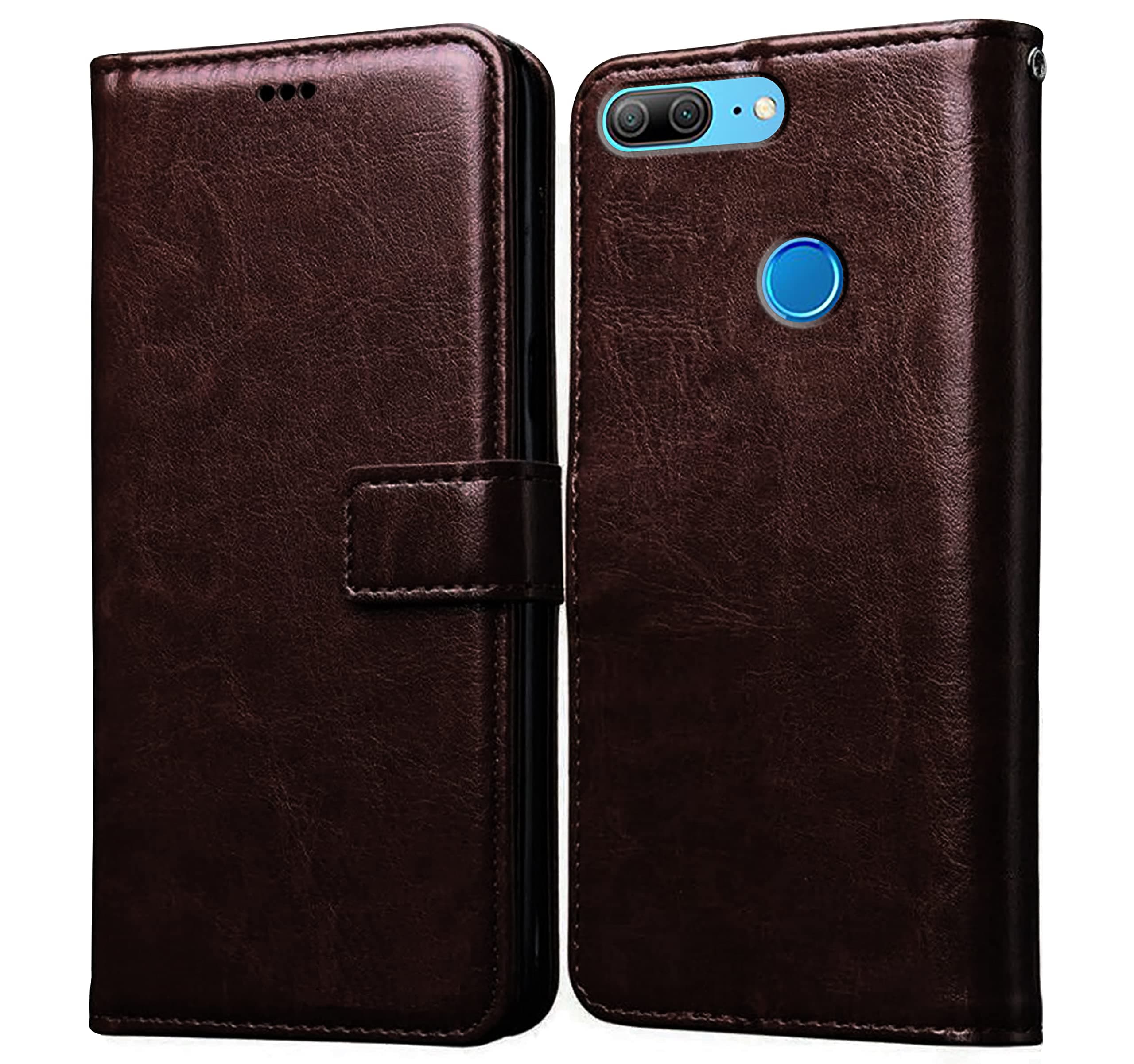 Amazon Brand- Solimo Flip for Huawei Honor 9 Lite (Leather_Coffee)