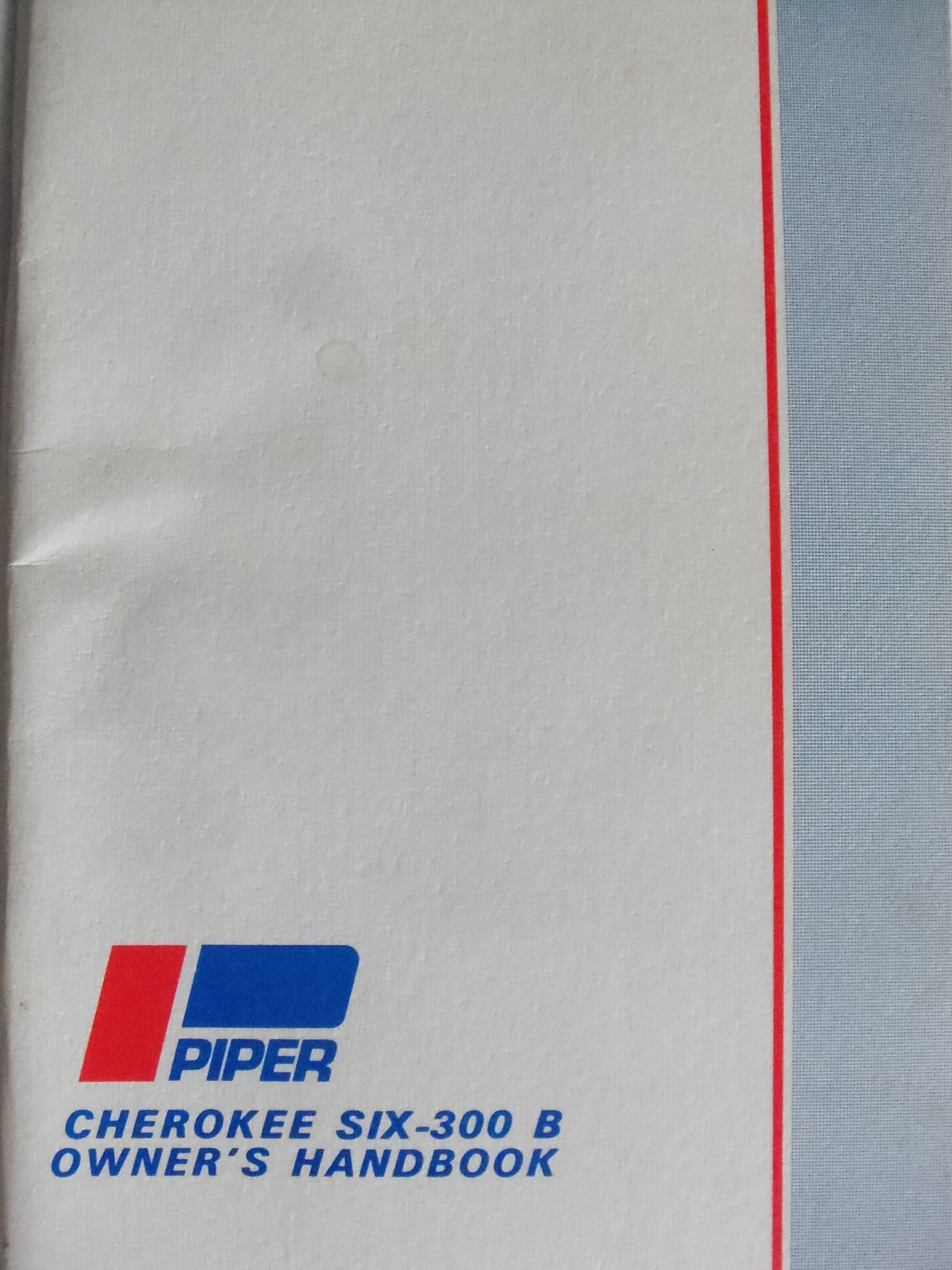 Piper PA32-300 Cherokee Six 1973 Owner's Manual (part# 761-516)