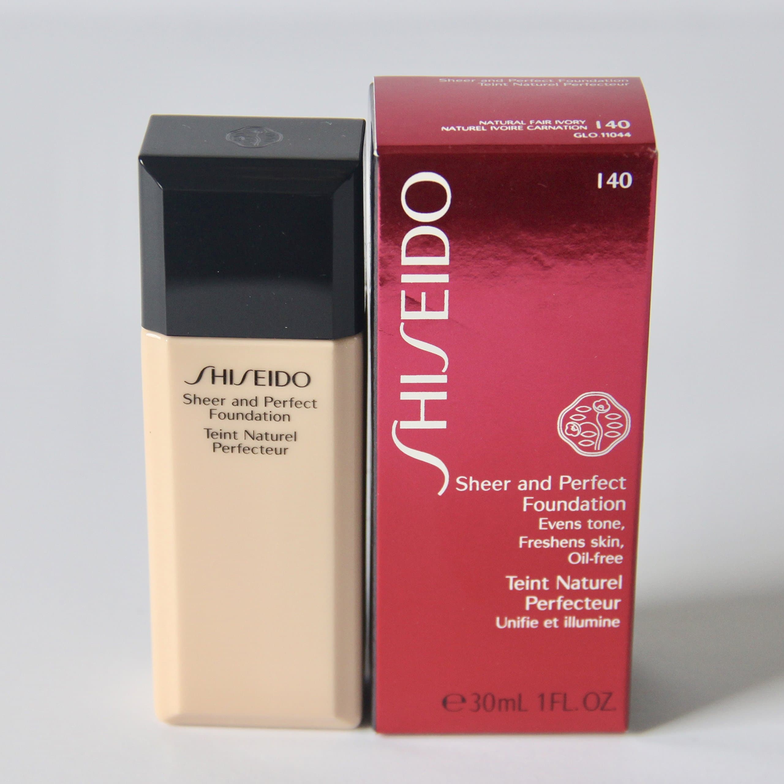 Shiseido Sheer and Perfect Foundation I40 Natural Fair Ivory