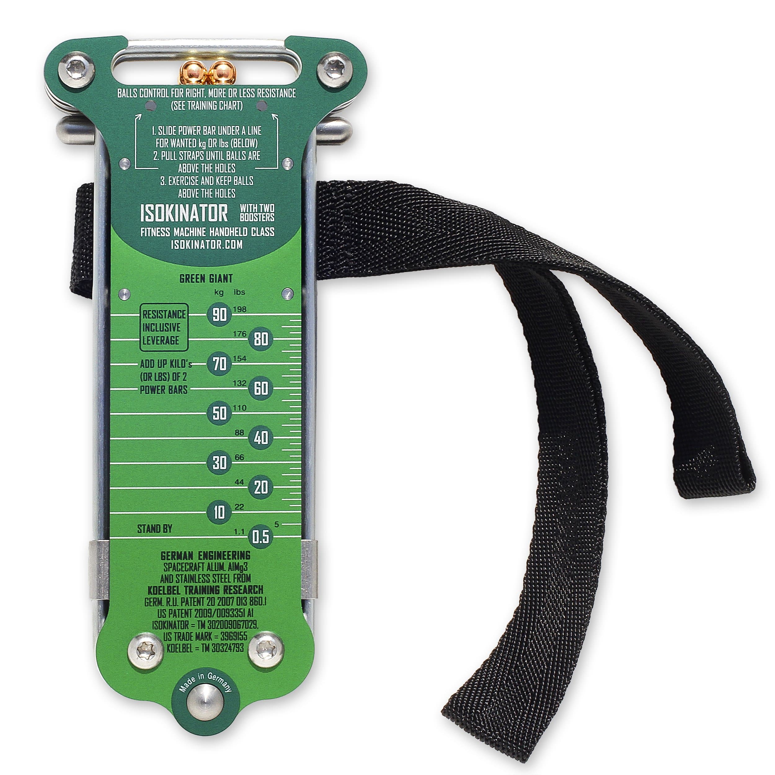 Isokinator Green Giant Most Professional Total Home Gym in Mobile Compact Size Made in Germany