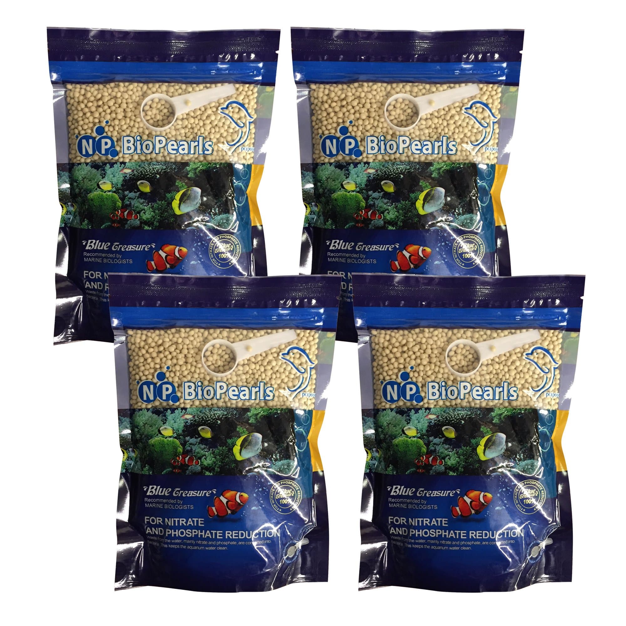 2000ml NP Biopearls Marine Fish Tank Filter Media Phosphate Nitrate Nutrient Remover