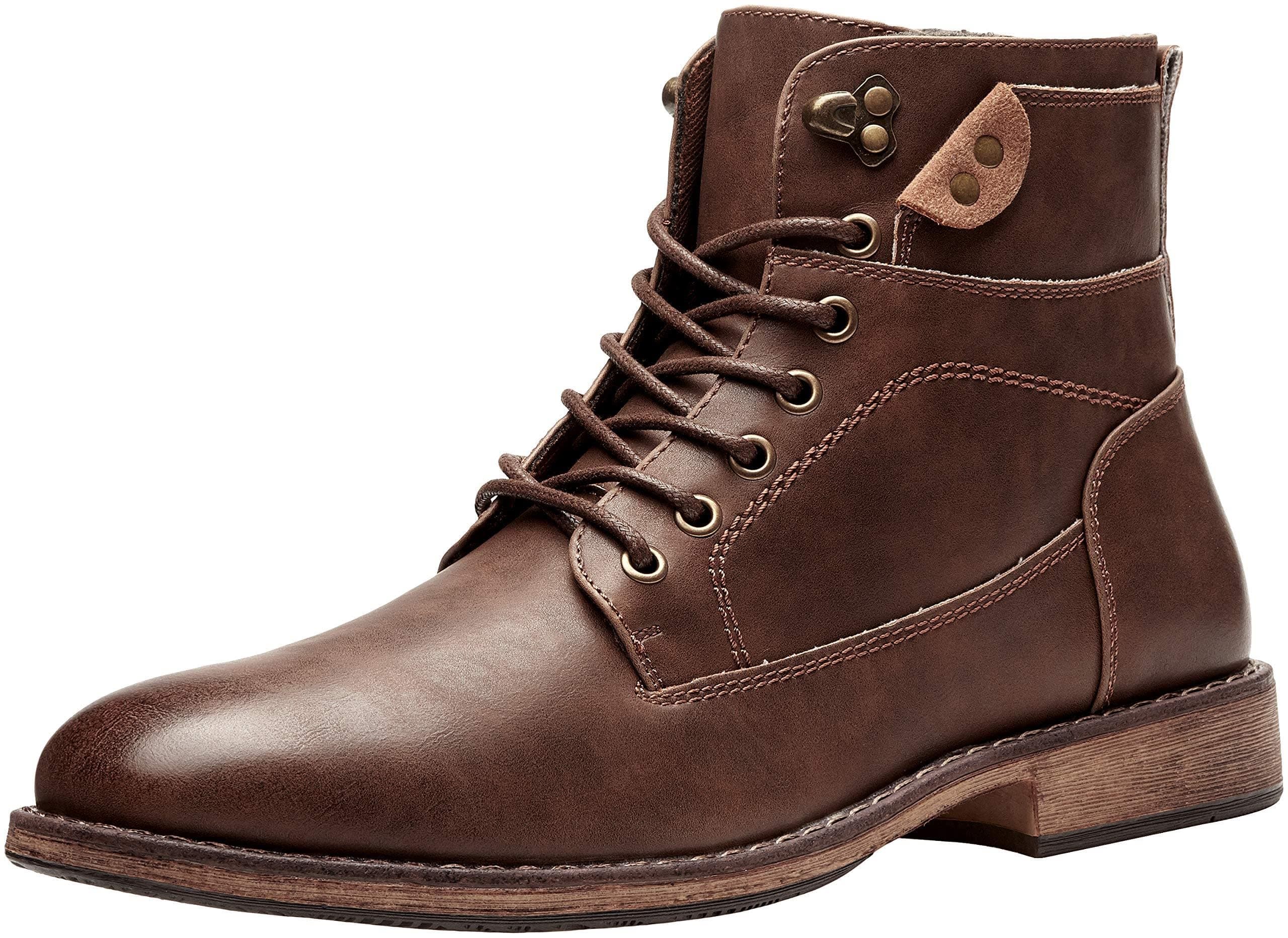 Men's Motorcycle Boots Business Casual Chukka Boot for Men