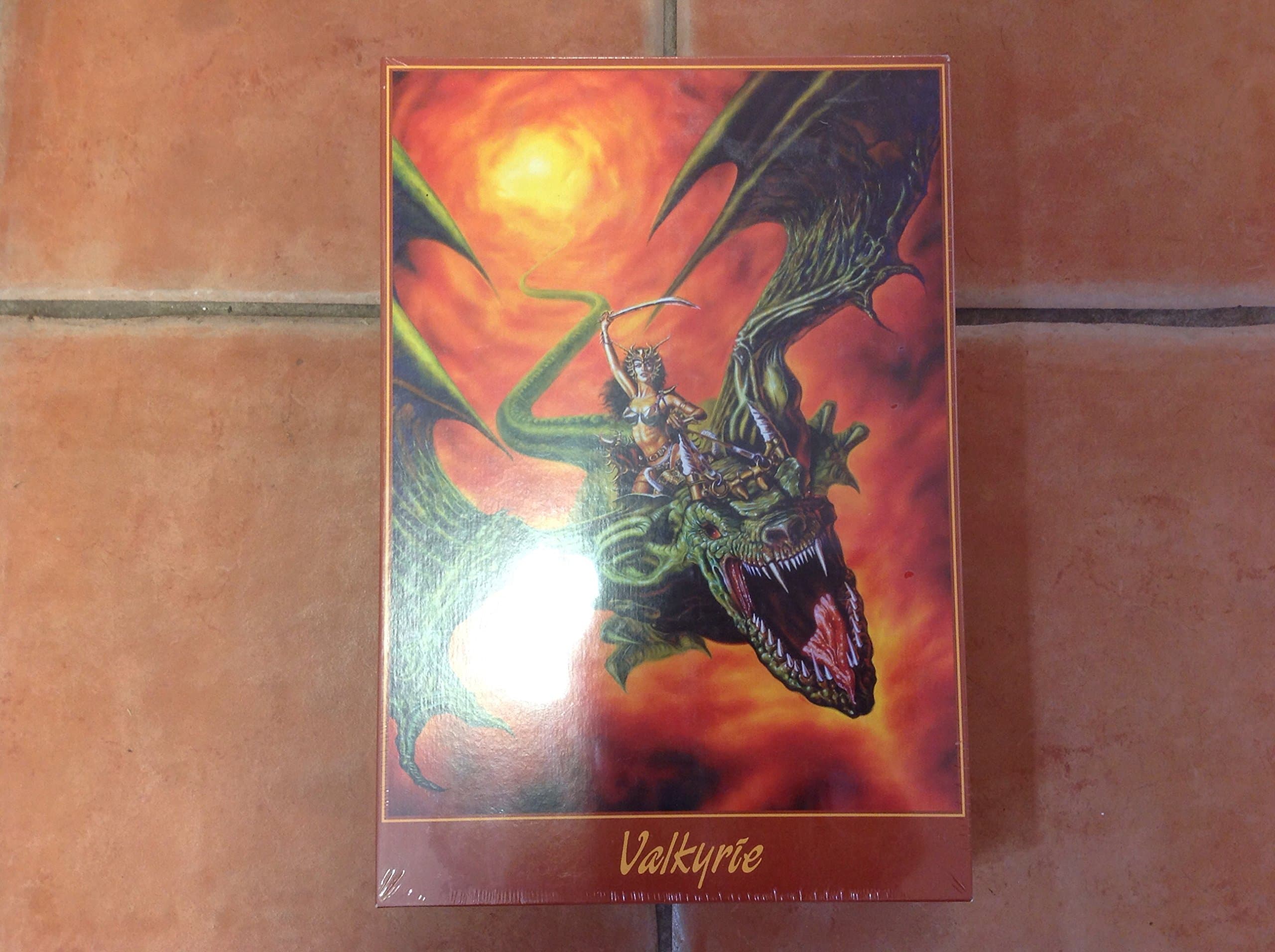 Valkyrie Fantasy Warrior Princess & Dragon Jigsaw Puzzle 1250 Pieces 75x56cms