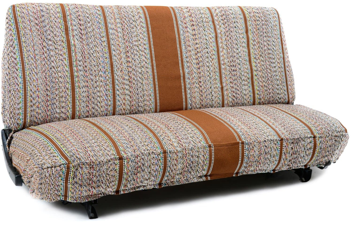 Outlaw Universal Bench Seat Cover Fits Ford, Chevrolet, Dodge, and Full Size Pickup Trucks - Brown
