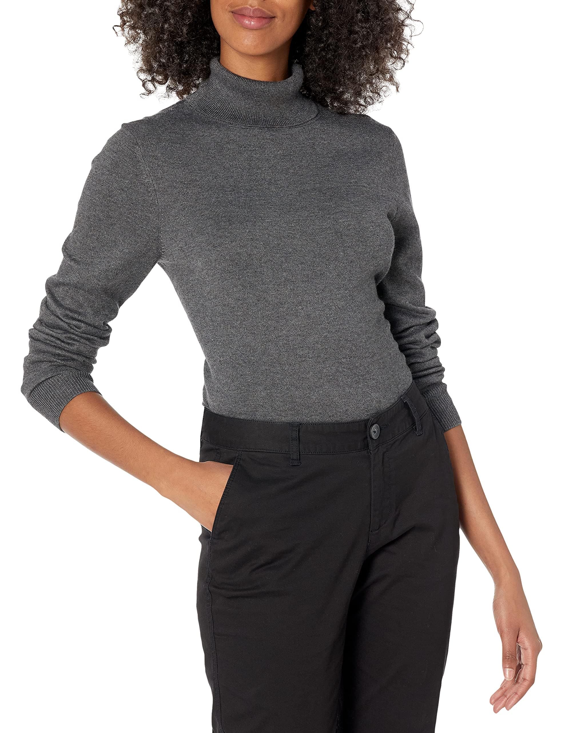 Women's Classic-Fit Lightweight Roll Neck Long-Sleeve Jumper (Available in Plus Size)