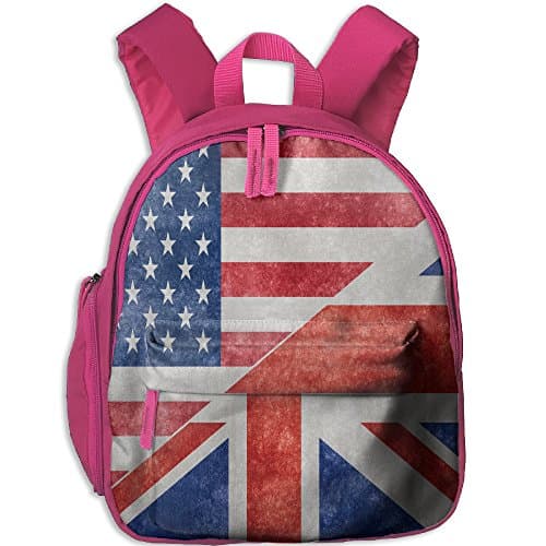 DoBag Kid's American British Flag School Shoulder Bag Backpack Outdoor Daypack For Boys&Girls