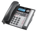 AT&T 1070 4-Line Expandable Corded Phone System with Caller ID/Call Waiting and Speakerphone, 1 Handset, Black/Silver
