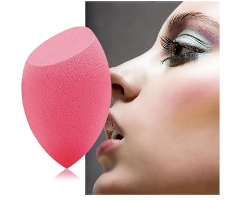 18-Colour Rose Gold Eyeshadow Palette with 7-Piece Hello Kitty Makeup Brush Set and Beauty Blender, Professional Makeup Kit