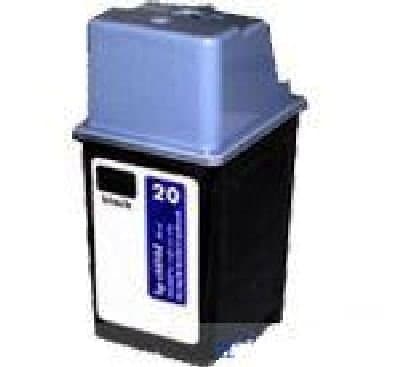 HouseOfToners Ink Cartridge Replacement for HP 20 C6614DN, Black