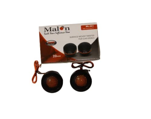 ELEGANZO Universal Malon Car Tweeter Speaker Pair High Efficiency Mini Sound Set of 2