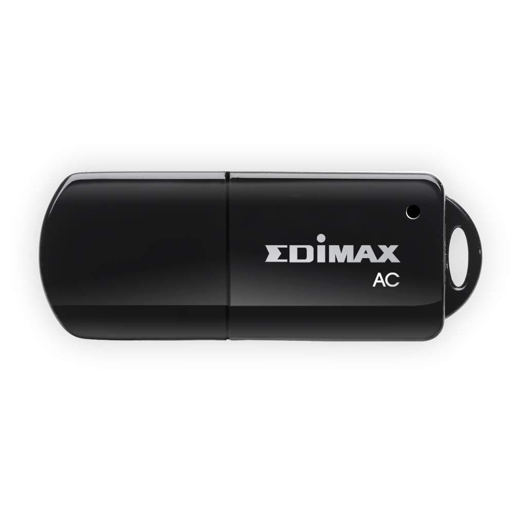 Edimax Wi-Fi 5 802.11ac Mini AC600 Dual-Band (2.4Ghz / 5Ghz) Adapter For PC USB Adapter Dongle, Win11 Plug-n-Play, Mac OS, Linux, EW-7811UTC