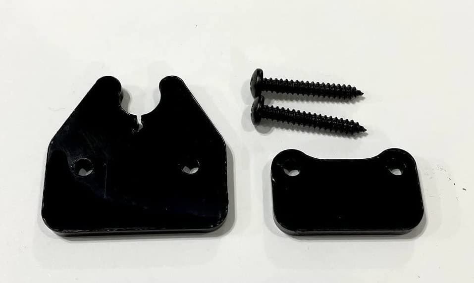 TACCOMCompatible Sun Visor Clips(2) for Dodge Ram 2019 and Newer Trucks--Patent Pending, black