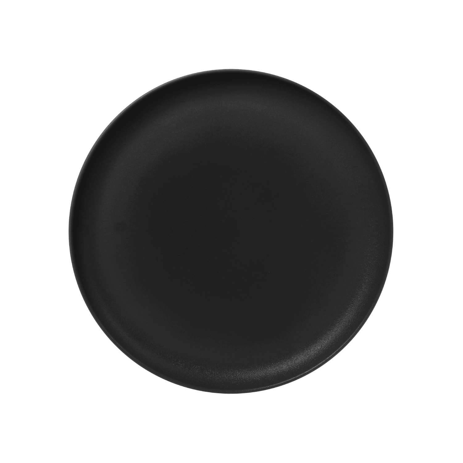 BARALEE PORCELIAN CERAMIC BLACK SAND COUPE PLATE, 16 CM (6 1/4"), Pack of 6, 095002A-L030, DINNER PLATE, SERVEWARE, SERVING PLATE, RICE PLATE