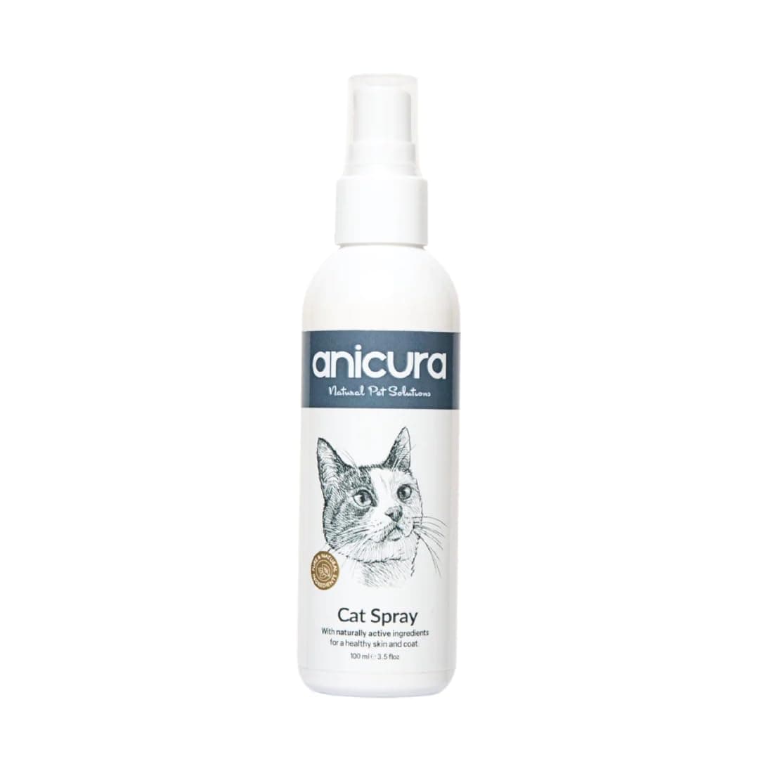 Anicura Natural Cat Spray – Soothing Relief for Itchy, Irritated Skin, Allergies & Dermatitis – Reduces Scratching, Licking & Discomfort – Gentle Care for Cats with Sensitive Skin