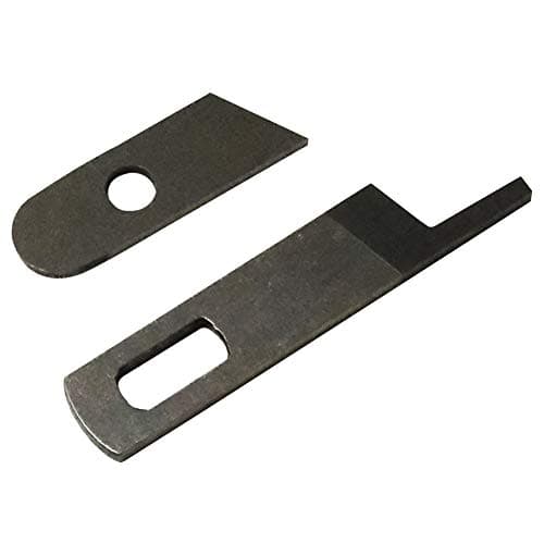 CUMUO Upper Knife 412585 & Lower Knife 550449 for Singer 14SH654, 14SH644, 14SH744 Pfaff 4762 4772 Serger Machine