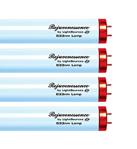 Red Light Therapy Tanning Lamp Replacement F71 Bipin 100-120W 633nm (6)
