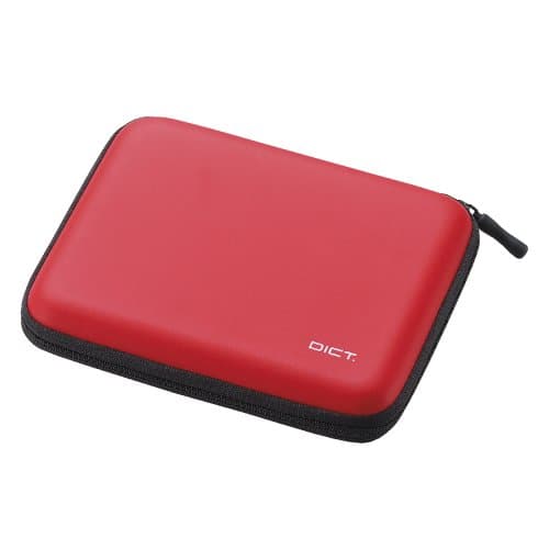 Elecom DICT. Electronic dictionary case stylus storage / EVA semi hard type (Red) DJC-003NRD (japan import)