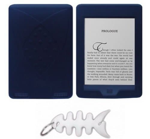 All New Amazon Kindle Touch 3G + Wi-Fi, 6" E Ink Display Silicone Skin Case Gel Cover - Black