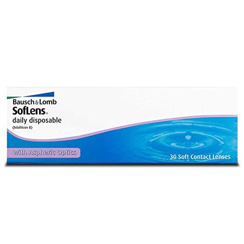 Bausch & Lomb Softens Daily Disposable Contact Lense With Lens Care Kit- 30 Pieces (-1.25)