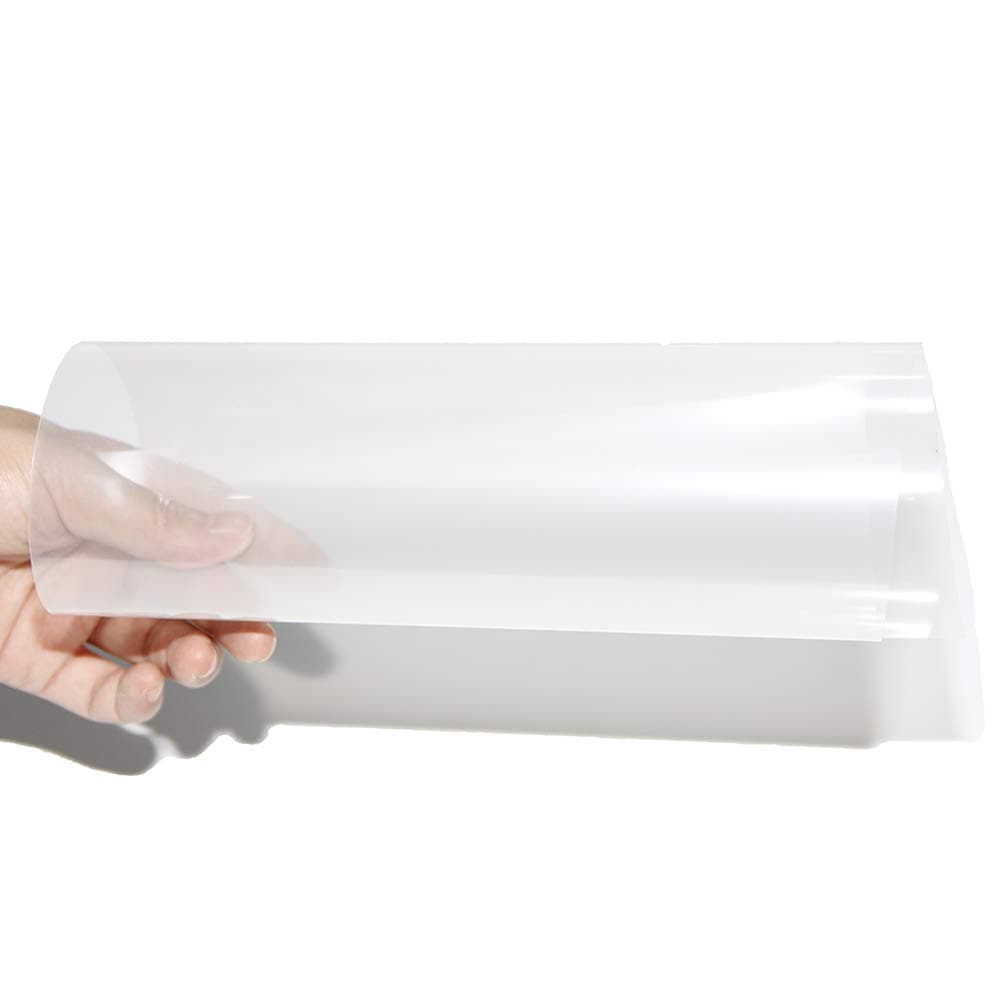 SW Rear Projection Film Adhesive Holographic Projection Film for Home Cinema and Office Presentation, Clear with a Little Grey, 8.3Inx11.7In