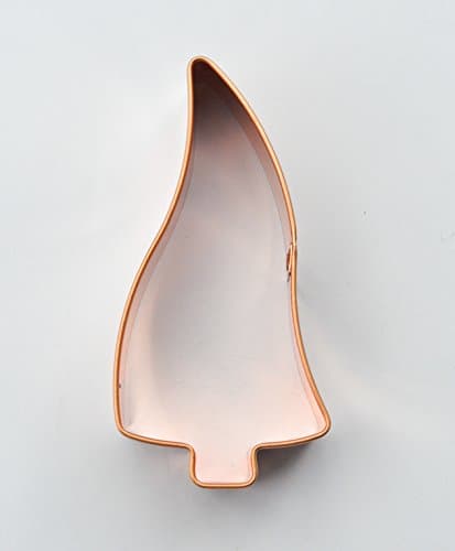 ecrandal Wavy Christmas Tree copper cookie cutter