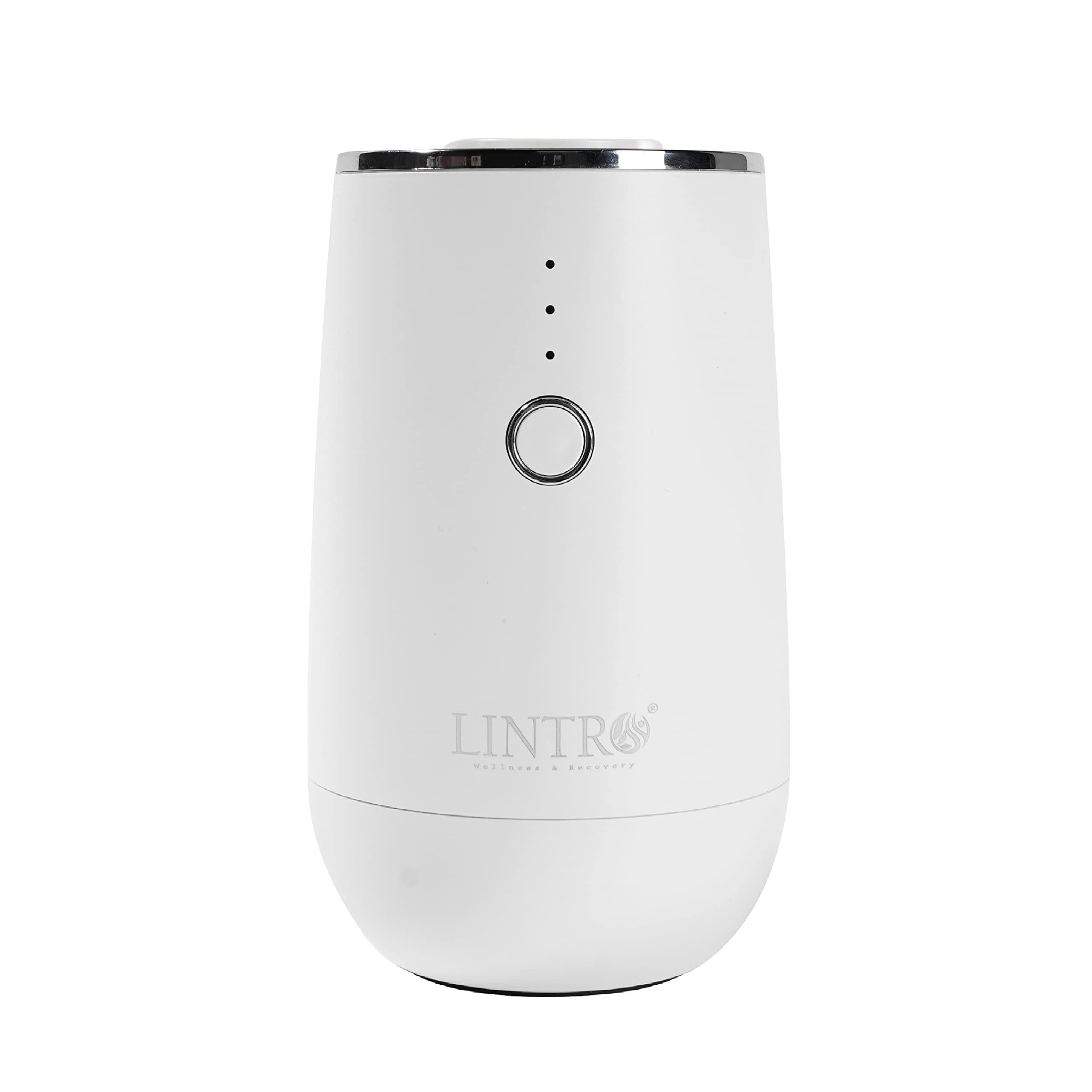 LINTRO - Waterless Portable Essential Oil Diffuser, Rechargeable USB Type-C, Aromatherapy 100% Pure Essential Oil Nebulising Diffuser for Car, Office, Home, Bedroom,Spa