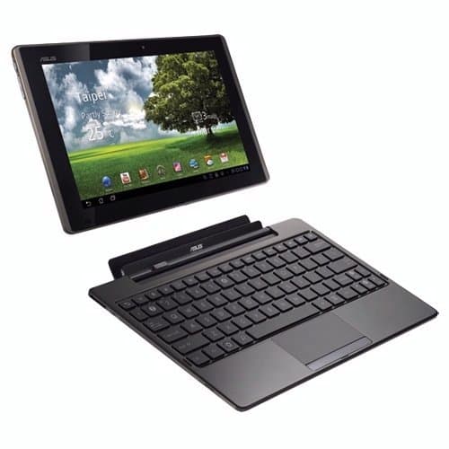 Asus Transformer Book 10.1-inch 16GB Detachable 2-in-1 Touch Laptop/Tablet 1GB RAM TF101 With Keyboard Dock Bundle - Espresso Brown (Renewed)
