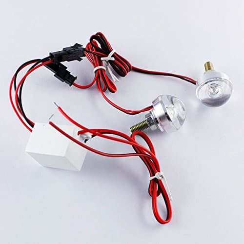 HARD KNIT Universal Red Bike Motorcycle Strobe Warning Flashing Brake Light (LED 2 X 3W, 12V)