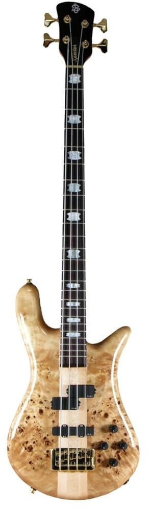 Spector Euro4LX EX Bass Guitar (Poplar Burl, Clear Gloss)
