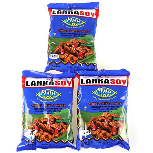 Lankasoy Ambul Thiyal Taste Soy Nuggets 90g (Pack of 3)