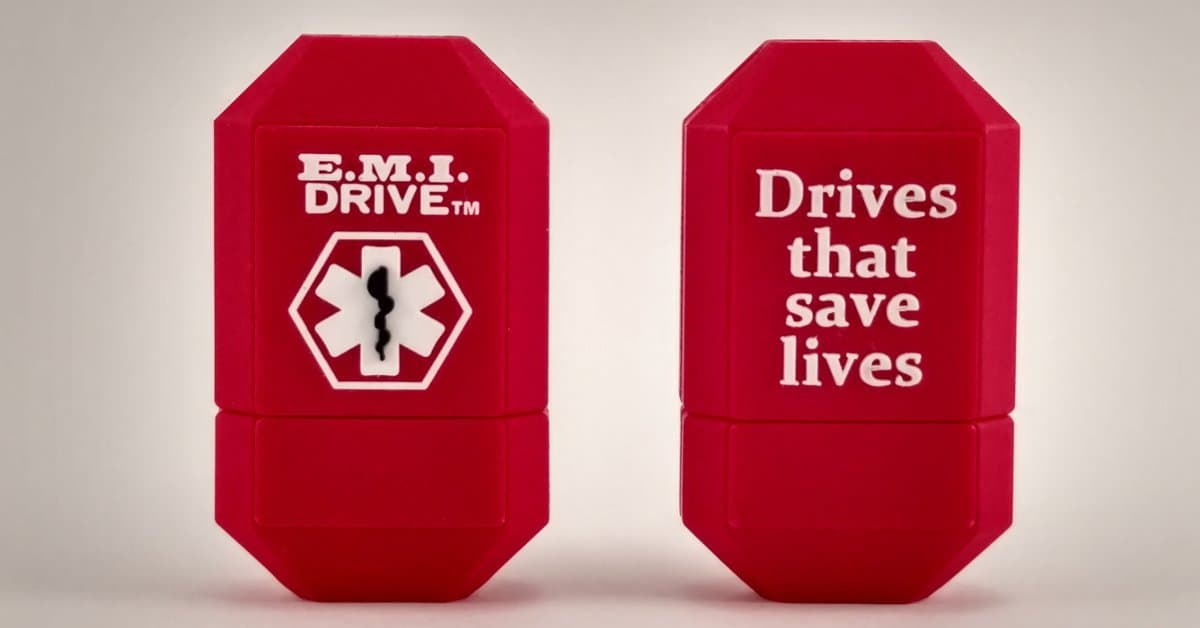Emergency Medical Alert USB Flash Drive