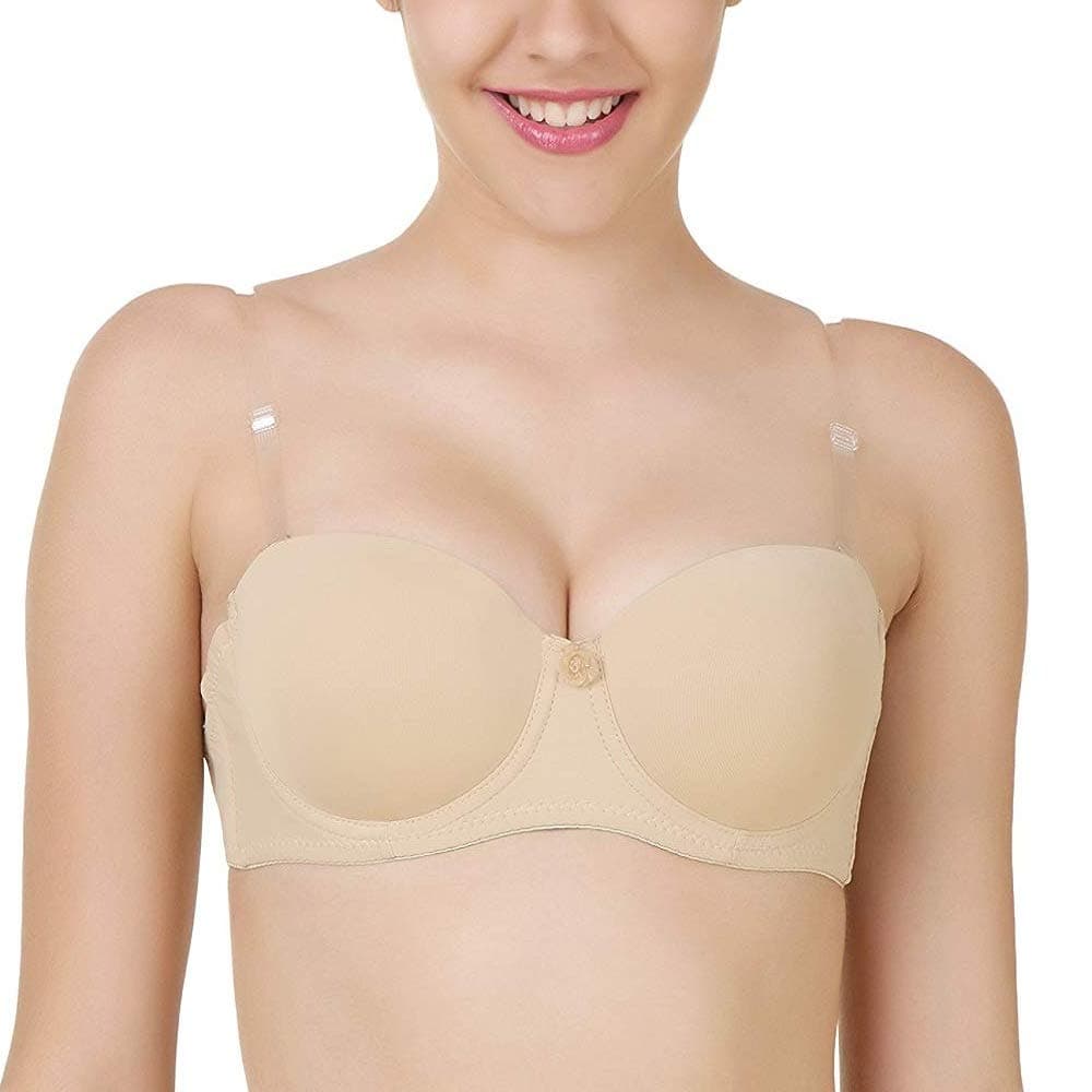 Wetex PremiumWomen's Spandex & Cotton Padded Wired Push-up Bra