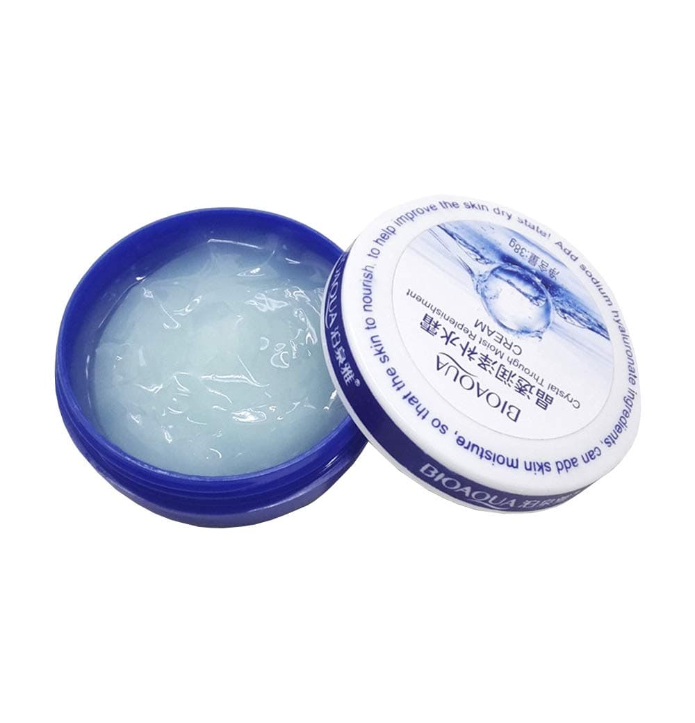 Crystal Clear Moisturizing Cream Skin Smooth Hydrated Whole Face Active Water Gentle Moisture Oil Controls Hualuronic Acid 38g