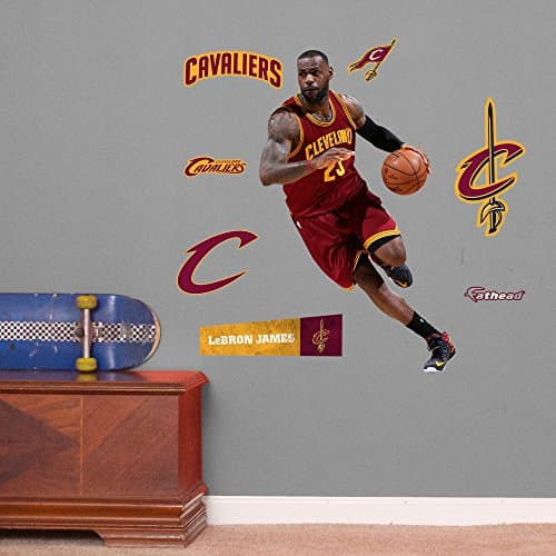Fathead NBA Cleveland Cavaliers LeBron James Drive - Fathead Jr